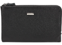 Сумка-клатч кожаная женская -  21х12см "TEXAS" черный (Мальченок)