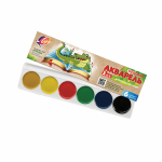 Краски акварельные -  6цв. "ZOO" без кисти картон. уп. (Луч)