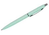 Ручка шариковая автоматическая - синий стержень 1.0мм. "SAN REMO" мятный корпус (Bruno Visconti)