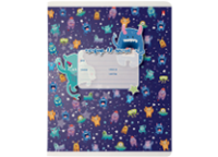 Тетрадь - А5  12л. клетка "Монстрики" (Альт)