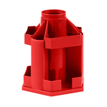 Подставка д/канцелярских принадлежностей "Maxi Desk" красная (Стамм)