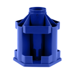 Подставка д/канцелярских принадлежностей "Maxi Desk" синяя (Стамм)