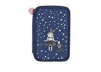 Пенал - 33предм. пустой 20х12х4 см. "Чудесное настроение" на молнии (Bruno Visconti)