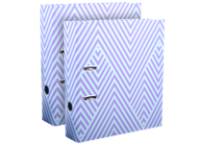 Регистраторы в наборе - А4 70мм. 2шт. MESHU "Lavander&Mint" (Рельеф-Центр)