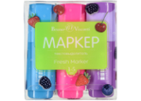 Маркеры текстовые в наборе - 3цв. "FRESH MARKER" (Bruno Visconti)