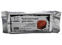 Глина - 500гр. красная (Малевичъ)