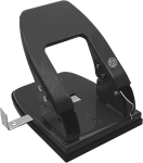 Дырокол - 30л. черный "Dolce Costo" металлический с линейкой (ФинСиб)