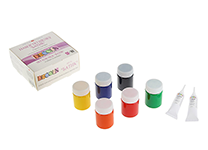 Краски д/шелка в наборе - 6цв. 50мл. акриловая "Батик - Декола"резерв 2*18мл (Н.П.)