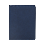 Ежедневник полудатированный - А5 темно-синий 384стр."VELVET" (GSF)