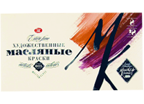 Краски масляные в наборе -  8цв. 18мл "МК" (Н.П.)
